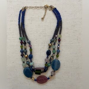 Chico’s - Multicolor Multi Strand Beaded Necklace
